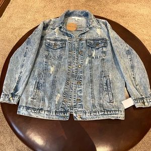 Brand new with tags denim jacket size small